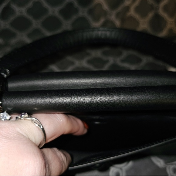 **WOW*SALE** COACH Black Leather W/Snakeskin DRIFTER Crossbody - Picture 4 of 16